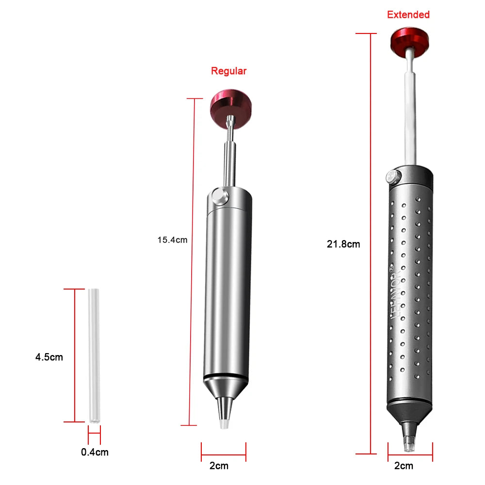 LEFAVOR Aluminum Powerful Desoldering Pump Suction Tin Gun Soldering Qme