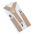 Solid Kids Suspenders Fashion Children Boys Braces Girls Elastic Qme Champagne China Mainland