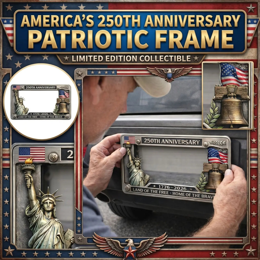 Statue Of License Plate Frame Featuring The Design Of The Statue Of Suitable For Front and Rear Car Decoration Qme color