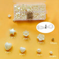 Golden Spacer Beads For Bracelets Making Kit Assorted DIY Pearl Beads Acrylic Alphabet CCB Beads Kit For Jewelry Making Supplies Qme Bead kit 7