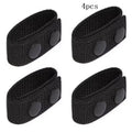 Multi Functional Tactical Belt Double Nylon Buckle Portable Belts Qme 4pcs Black