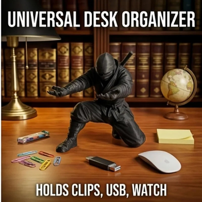 Funny 3D Printed Ninja Pen Holder Personalized Desktop Decor Qme