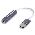 Type C USB External Sound Card USB C To 3.5mm Jack Audio Microphone Headphone Adapter for Macbook PC Laptop Sound Card Qme 1pc