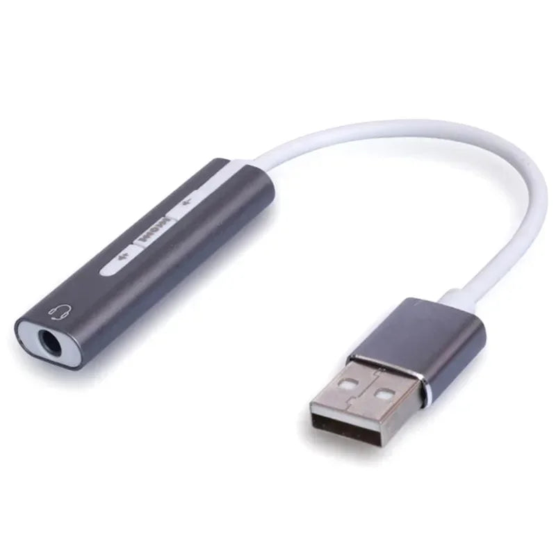 Type C USB External Sound Card USB C To 3.5mm Jack Audio Microphone Headphone Adapter for Macbook PC Laptop Sound Card Qme 1pc