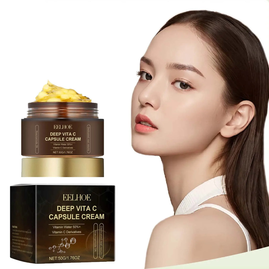 Nicotinamide Cream Capsules Brightening Hydrating Fade Dark Spot Lightening Melasma Even Skin Tone Shrink Pore Vitamin C Cream Qme
