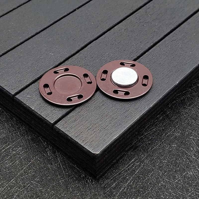 5Pairs 20Colors Metal Magnet Buckle Sewing Accessories Press Button For Jacket Bags Invisible Buckle DIY Cardigan Handwork Decor Qme 21 25mm