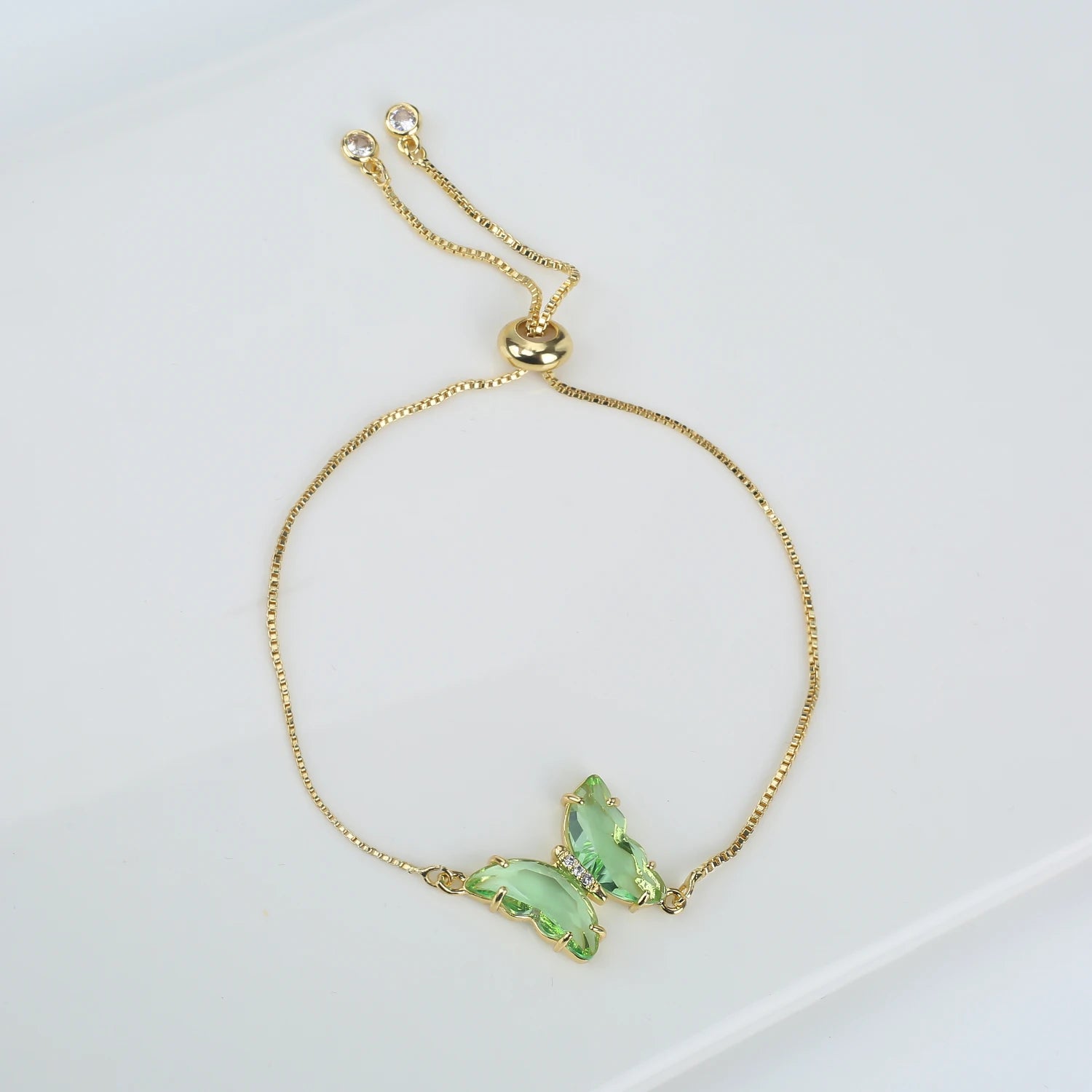 New Trend Fashion Crystal Zirconia Butterfly Charm Bracelet Temperament for Women Light Luxury Party Jewelry Gift Daily Wear Qme Bracelet 8 23cm
