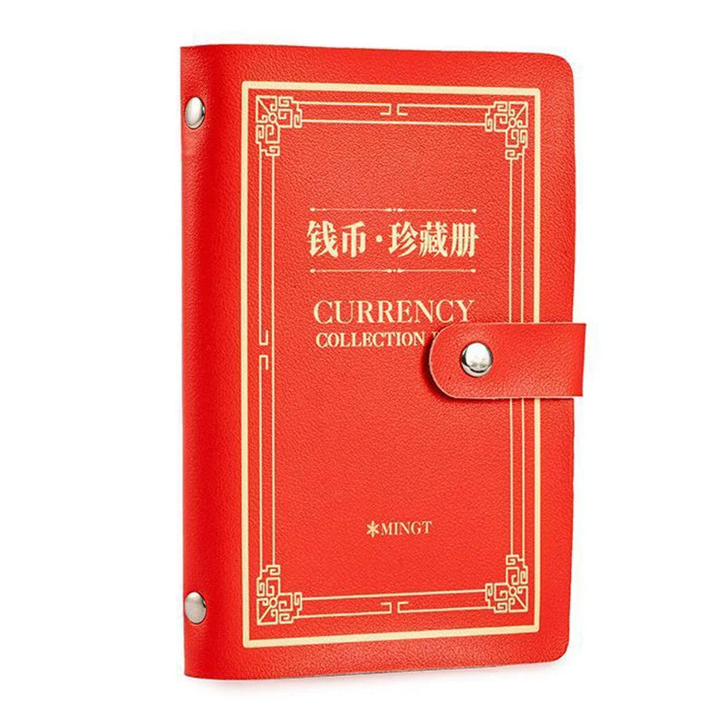 50pcs Large Capacity Banknote Collection Book For Collecting Paper Money Qme