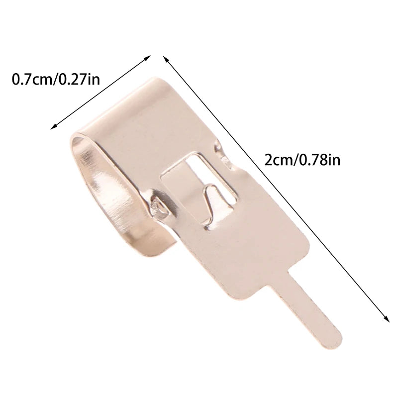 Durable Spring Steel Clip 18650 Battery Contact Insert Holder Qme