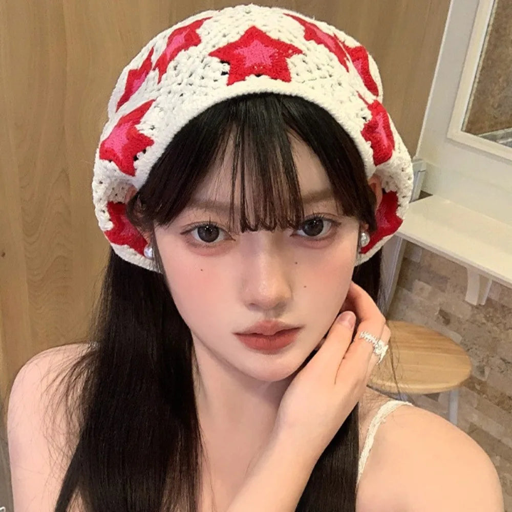 Cute Hair Band Knitted Headband Floral Bohemian Women Scarf Girl Qme Style 5