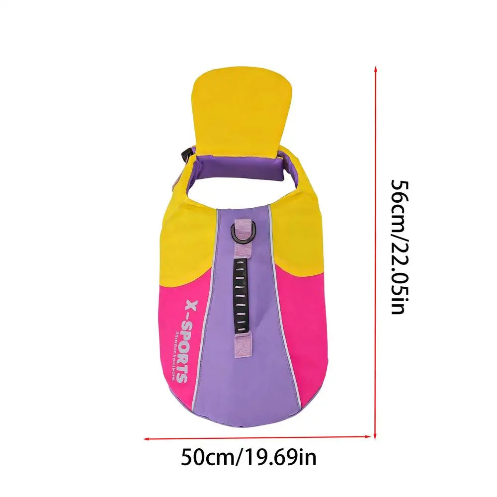 Puppy Float Vest Reflective Adjustable Safety Swimsuit Puppy Swim Vest For Pool Beach Lake River Boat Water Outdoor Home Travel Qme 01 China Mainland