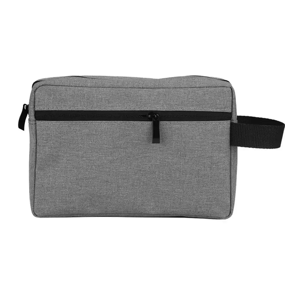 Waterproof Travel Toiletry Bag for Men Women Cosmetic Makeup Organizer Case Beauty Wash Pouch Handbag Gym Essentials Qme Grey