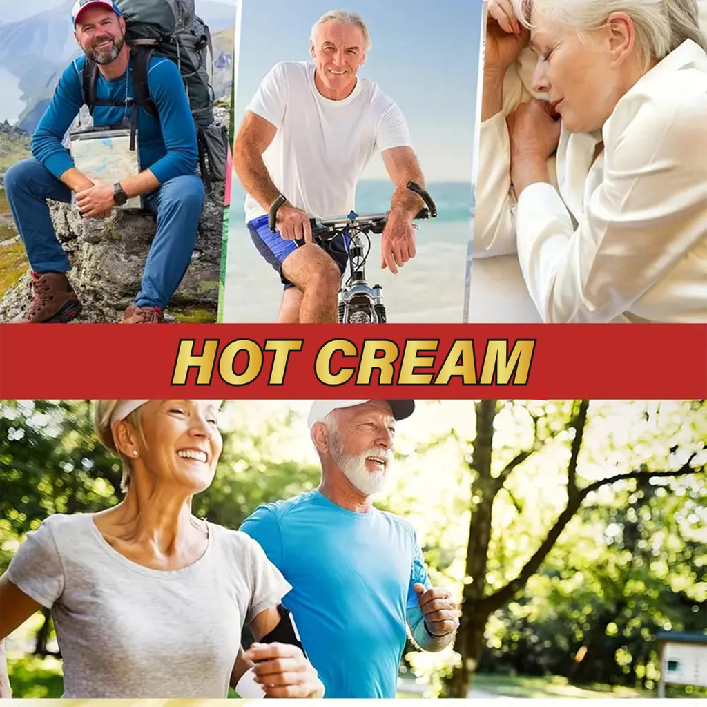 Advanced Thermal Bee Venom & Horse Oil Hot Cream for Joint Skin Care, Tighten & Moisturize & Firm. Qme