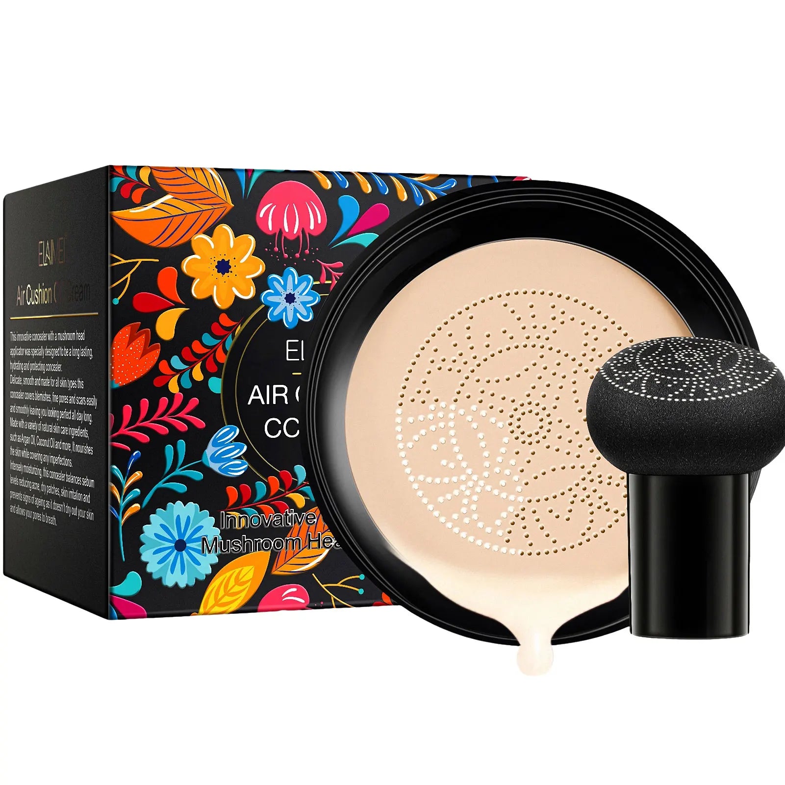 Air Cushion CC Cream BB Foundation Makeup Moisturizing Liquid Qme ivory China Mainland