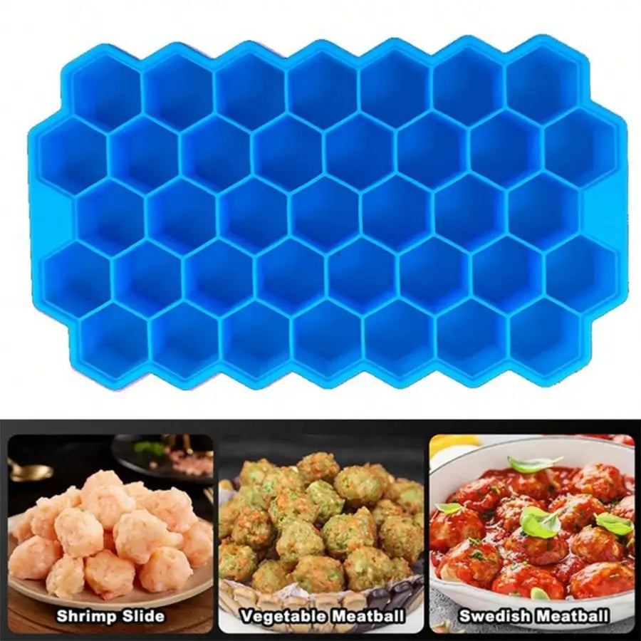 37 Grid Silicone Meatball Maker Rice Ball Shaker Mold Fish Balls Beef Qme