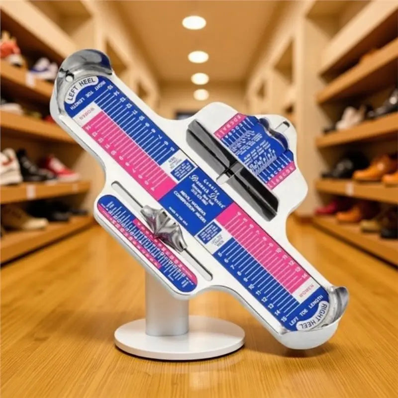 A02F-Foot Measuring Tool, Adult Foot Ruler, Combination Measuring Device, Professional Foot Sizer Qme