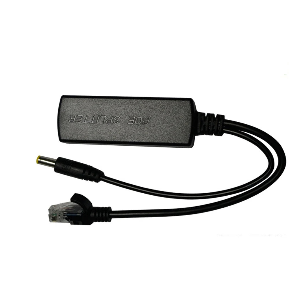 5pcs 48V To 12V PoE Splitter Anti-interference 15W POE Adapter Cable Power Supply Module DC5.5*2.1mm Connector for IP Camera Qme
