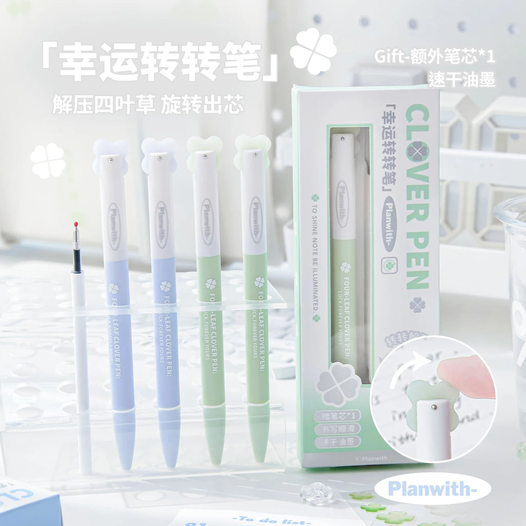 TIANZI Needle Type Gel Ink Pens Blue/Green 0.5mm Liquid Ballpoint Pen Students Stationery School Office Writing Tool Qme