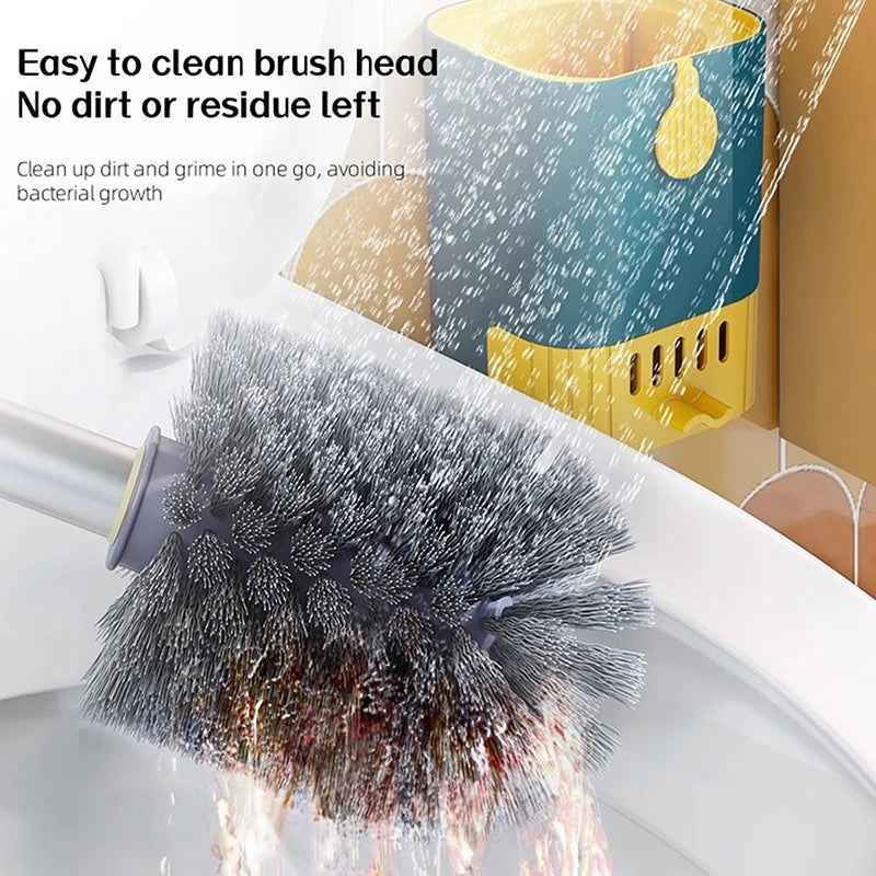 Home Multi-functional Toilet Brush Set Brush For Bathroom Cleaning Cleaner With Holder Qme