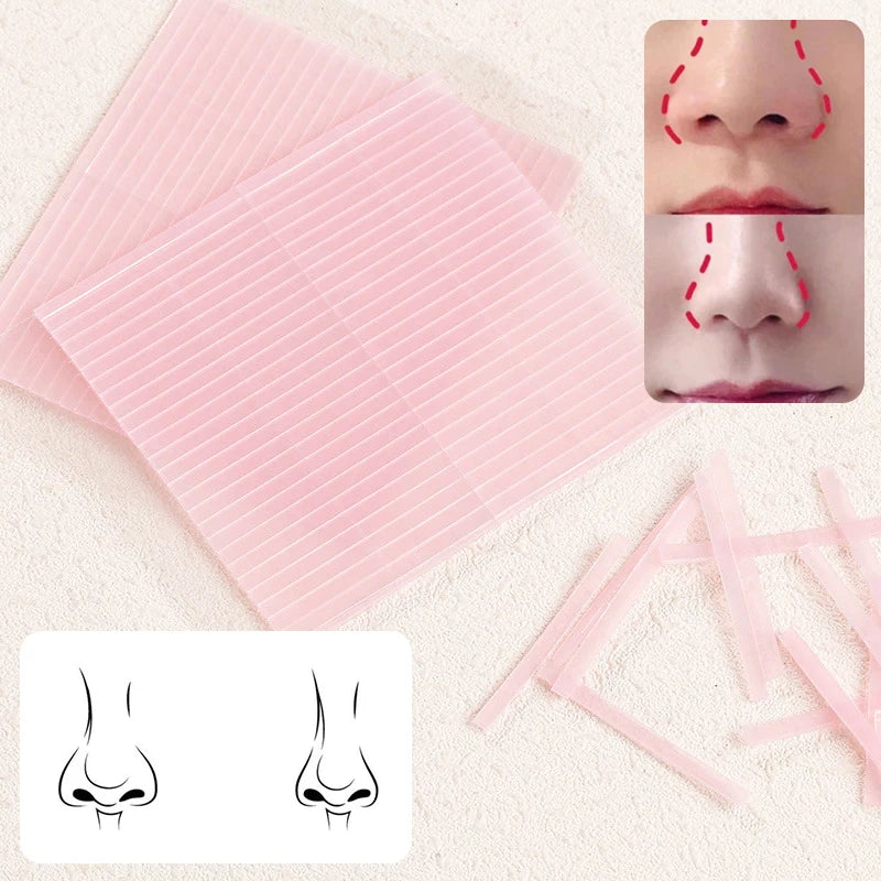 100 Strips Sheet Disposable Invisible Nose Patches Ultra-thin Paper Qme