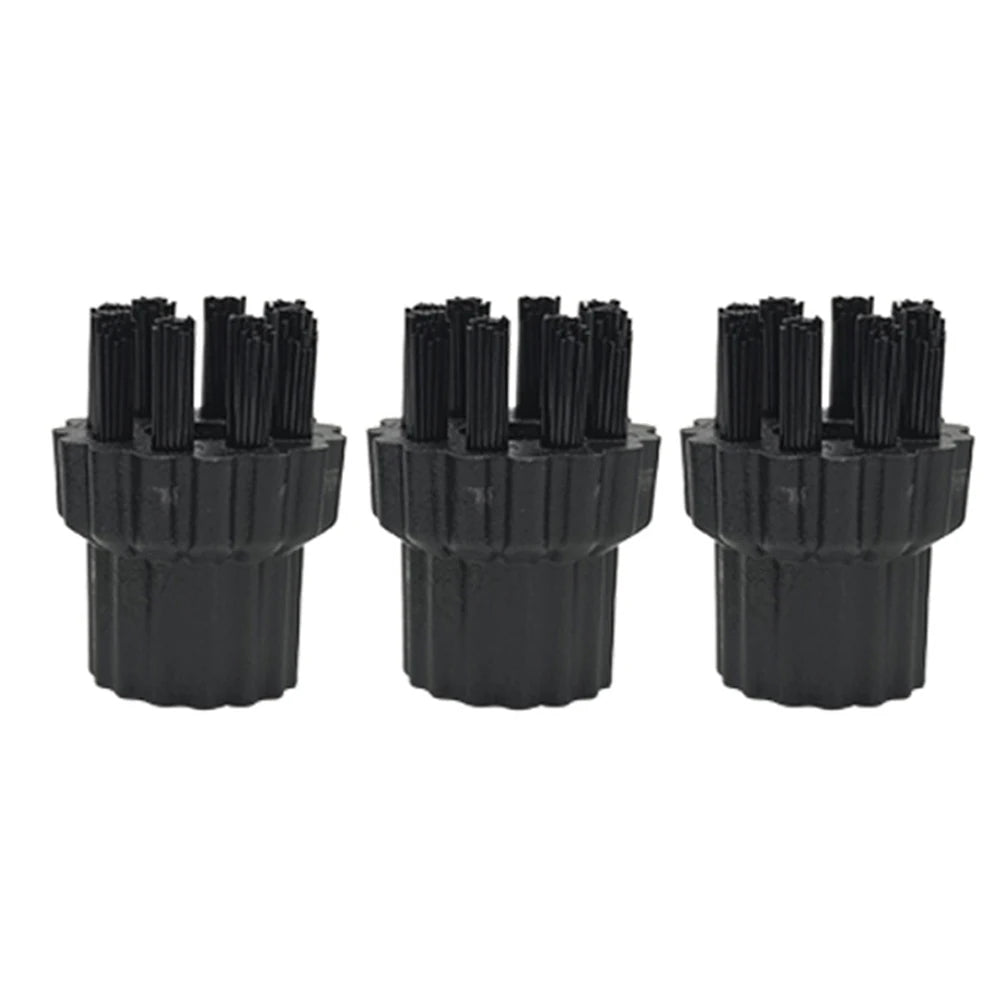 M8 For Steam Mop Brush Head For Steam Mop Brass Brush Head Steel Brush Head For STEAM MOP Brush Head Accessories Qme M8 black brush