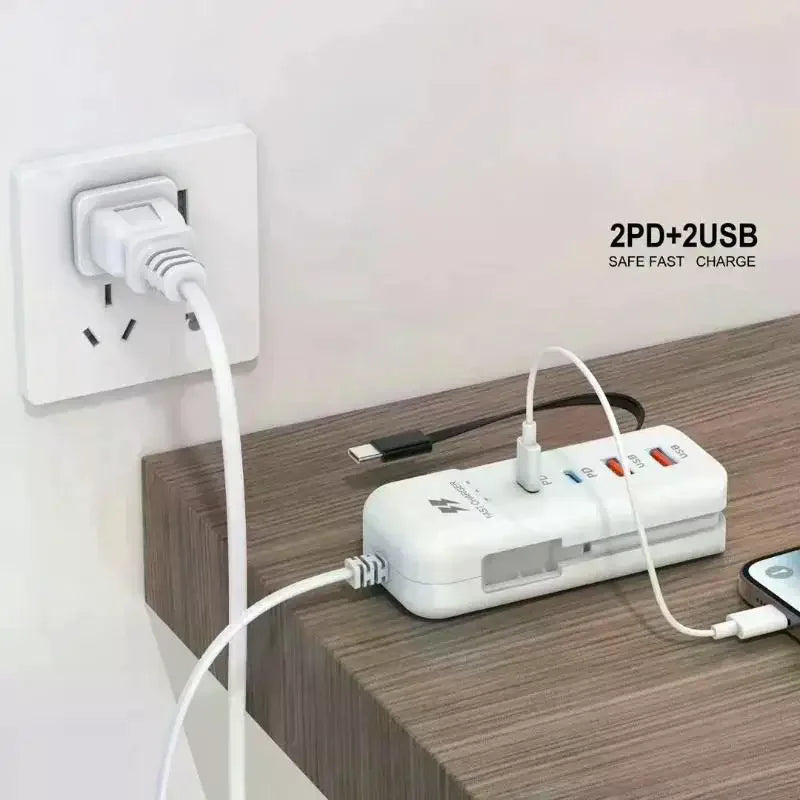 USB Charger PD C Fast Charge Quick Wall Chargers Multiport Hub Qme