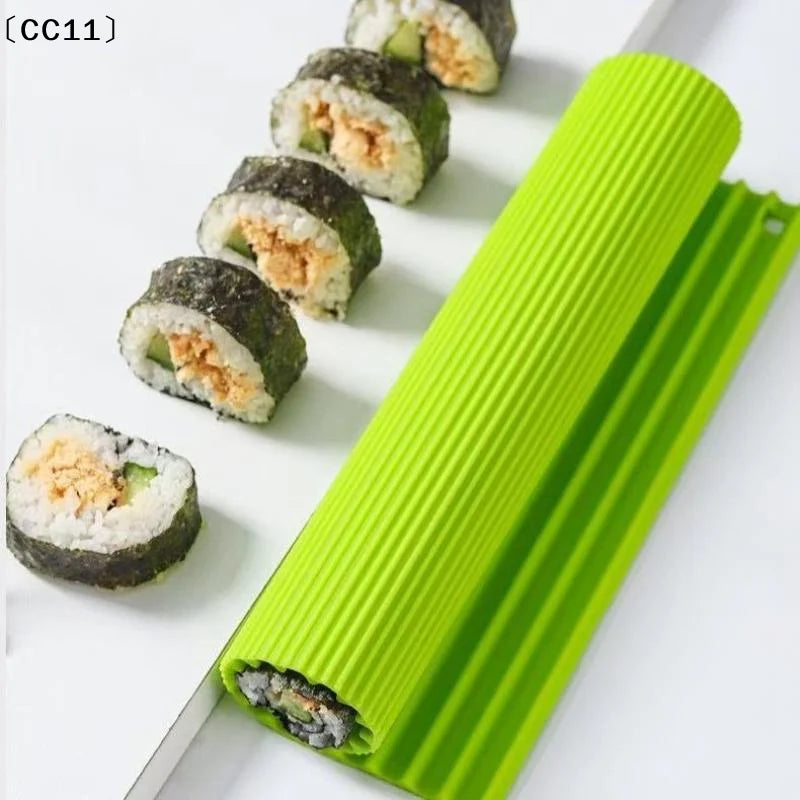 Silicone Hand Roll Sushi Rolling Curtain Bamboo Imitation Japanese Qme