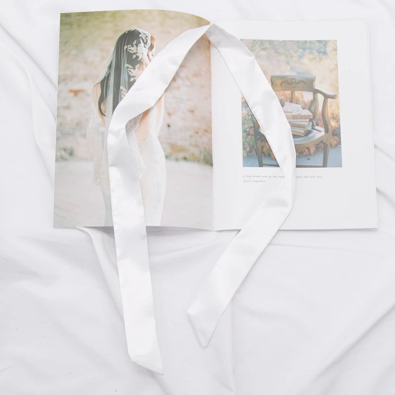 Long Bag Scarf Women Hair Band Lady Accessories Solid Skinny Scarves Qme
