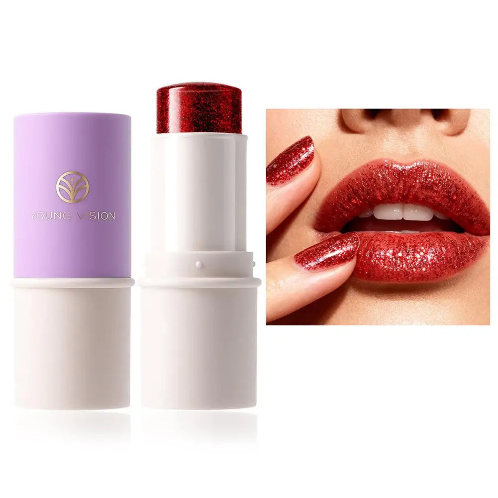 Holographic Sequins Body Glitter Stick Face Hair Makeup Festival Qme 07 red