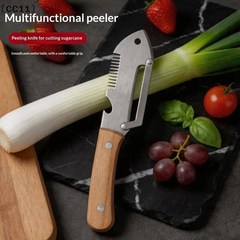 1 Multi-functional Stainless Steel Peeler Fruits Vegetables Peeling Qme