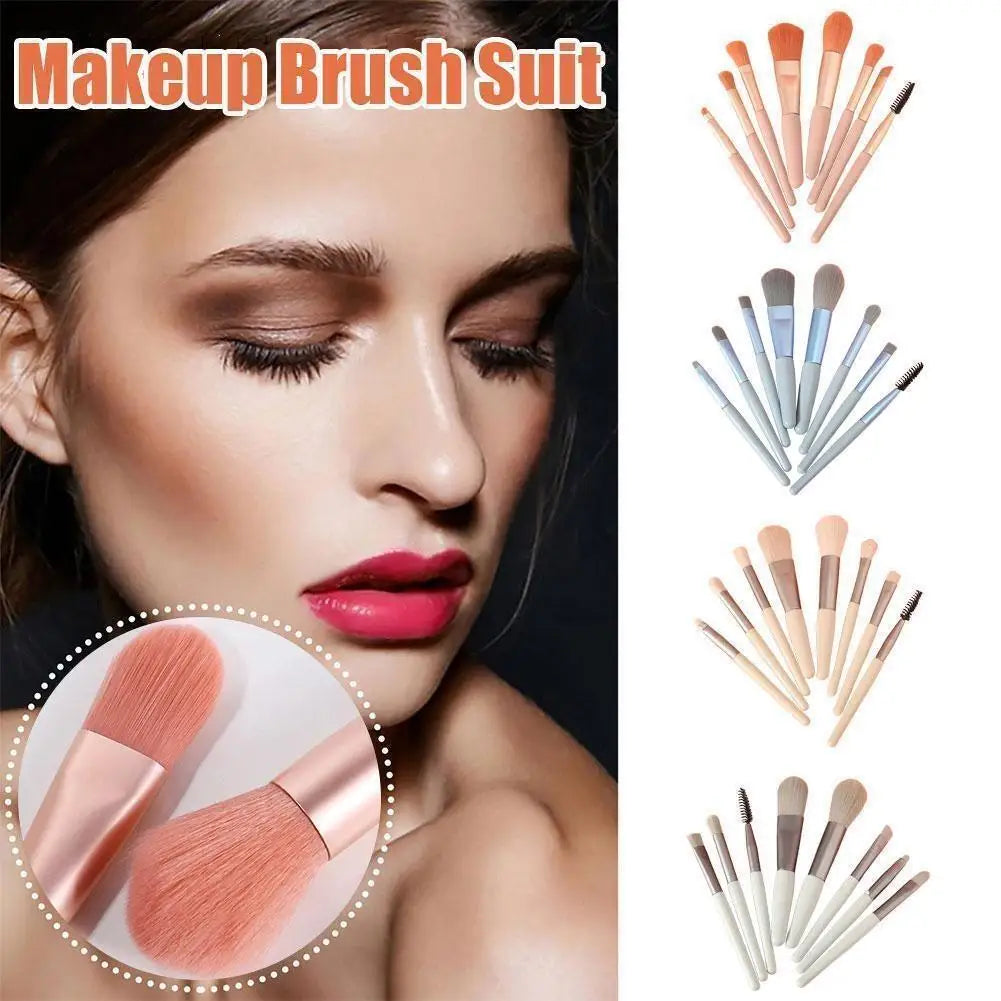 Soft Fluffy Makeup Brushes Cosmetics Foundation Blush Powder Qme