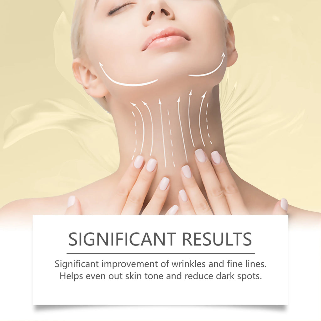 Bee-Venom Neck Care Stick Contains Collagen Lift & Tighten Skin Lighten Neck Lines Double Chin Moisturizing Beauty Neck Cream Qme