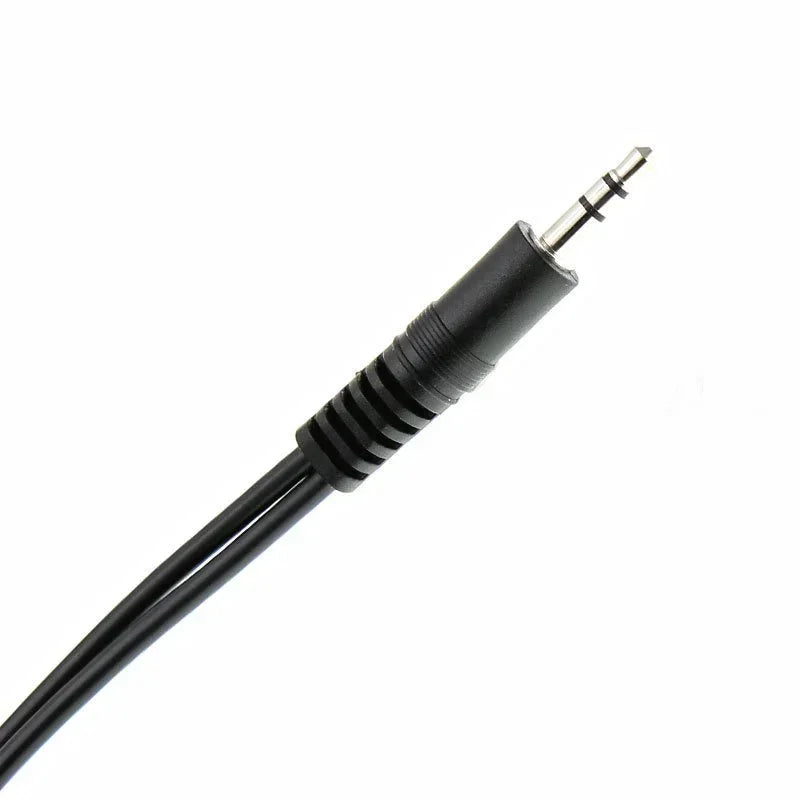 6.35mm 3.5 Mm Stereo Audio 2 Female To 1 Male Cable Adapter Y-Splitter, Earphone Microphone Plug, Headphones Hot Splitter Ja Qme