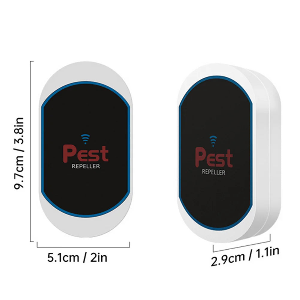 Ultrasonic Pest Repeller Electronic Pest Repeller Plug-in Insect Repeller Rat Mosquito Repellent for Cockroach Spiders Qme