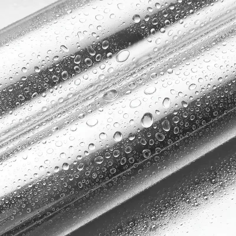 Brushed Silver Pattern Wallpaper Decorative Film Waterproof Oil Proof Qme