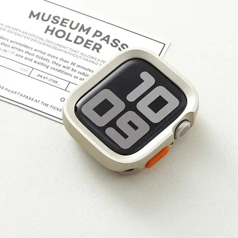 2024 New Bumper Soft Silicone Case For Apple Watch 9 8 7 6 SE 5 Sport Anti-drop Matte Cover For iwatch 49mm 41mm 40mm 44mm 45 mm Qme Starlight 41mm-Series 9 8 7
