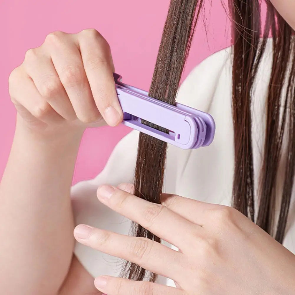 2 In 1 Hair Cut And Hairdressing Comb Trim Bangs And Portable Broken Trimmer Children's Bang Hair Hair Manual V0H4 Qme