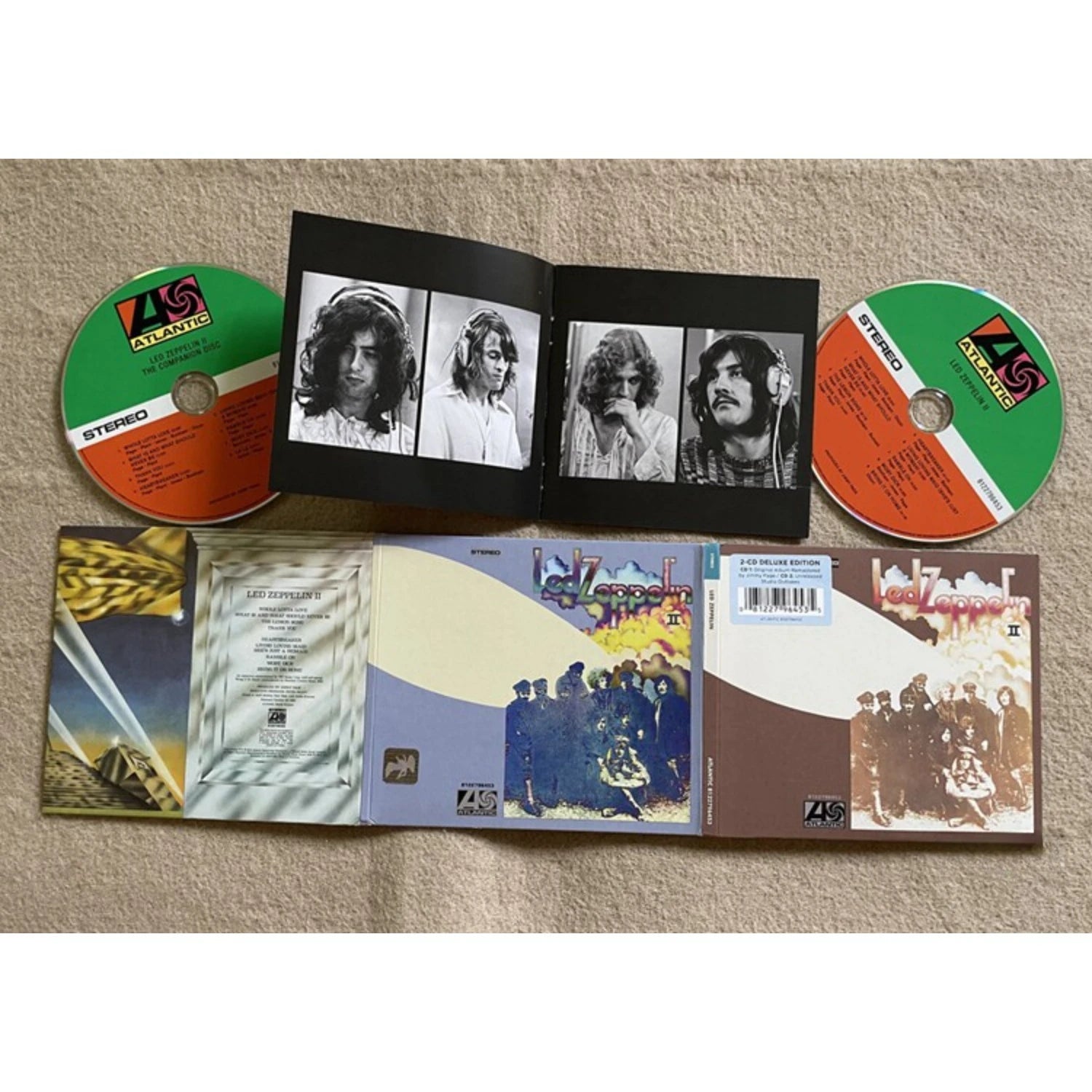 Led Zeppelin II Rock CD, Featuring Tracks Including Whole Lotta Love and Ramble on, Conveying The Raw Power of 70s Hard Rock Qme