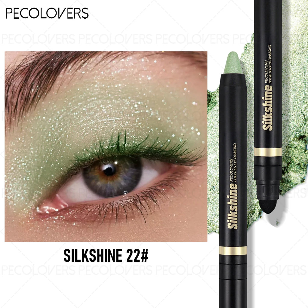 Shimmer Colored Eyeshadow Stick Waterproof Smudge-proof Long-lasting Qme 22