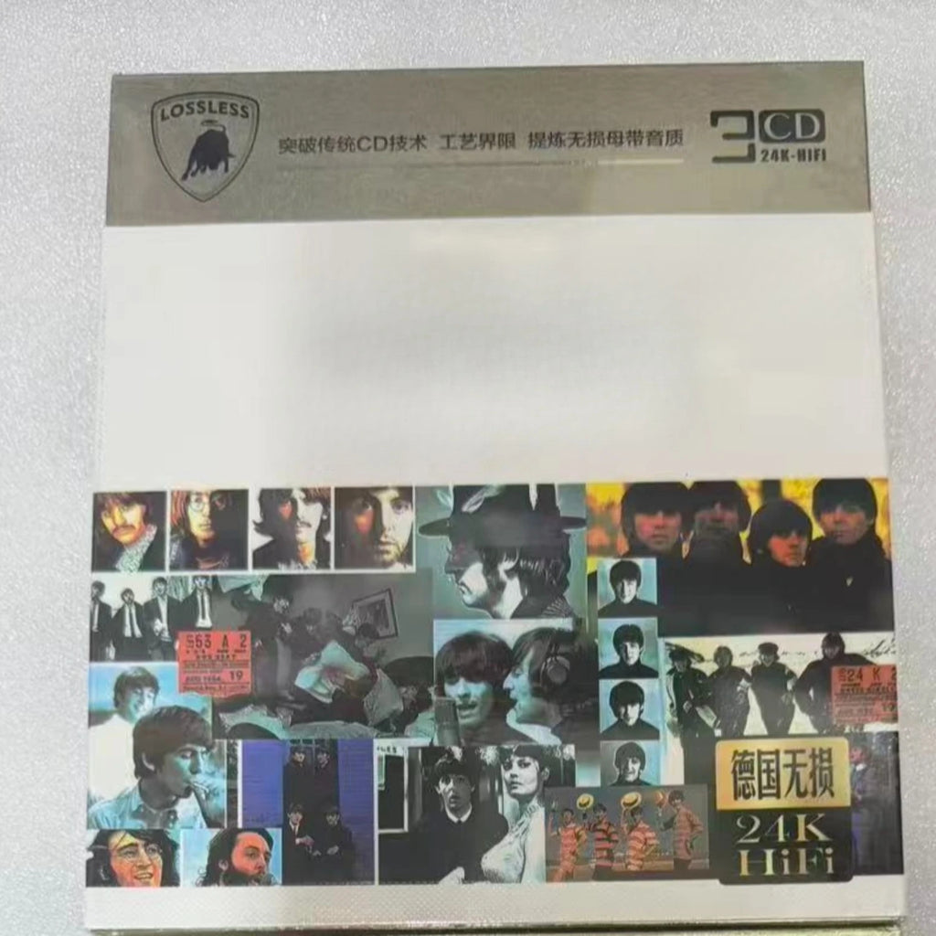 Vintage British Classic Pop Rock 24K HiFi Gold Music Disc Set, Lossless Remastered Audio for Home Stereo & Car HiFi System Qme Rock CD