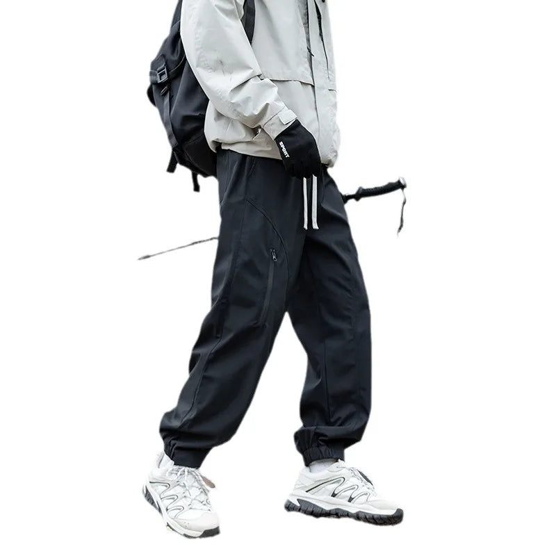Spring Autumn Three-proof Charging Pants Outdoor Tide Functional Qme