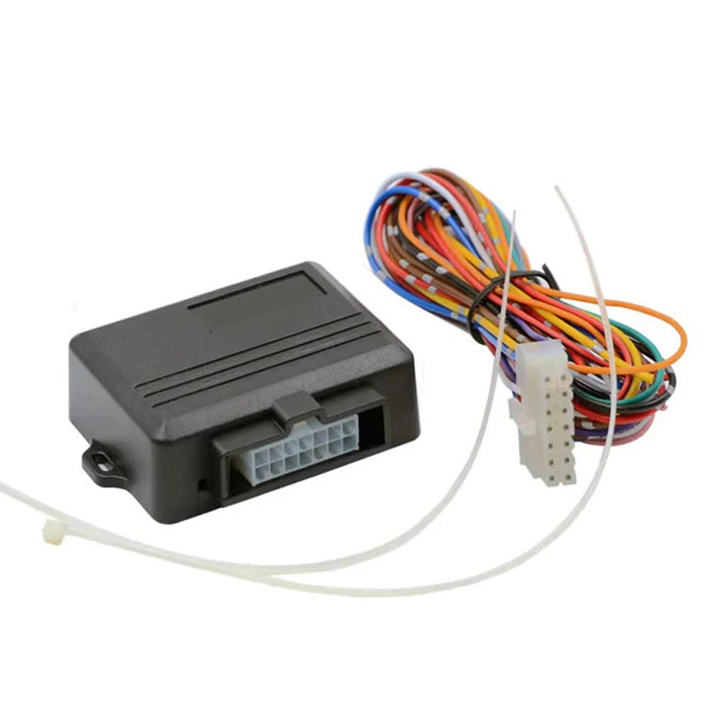 Auto Starter Module with Remote Control Anti-theft Remote Start Pre-heating Car Alarm Start Stop Pre-cooling 12V Car Accessories Qme black