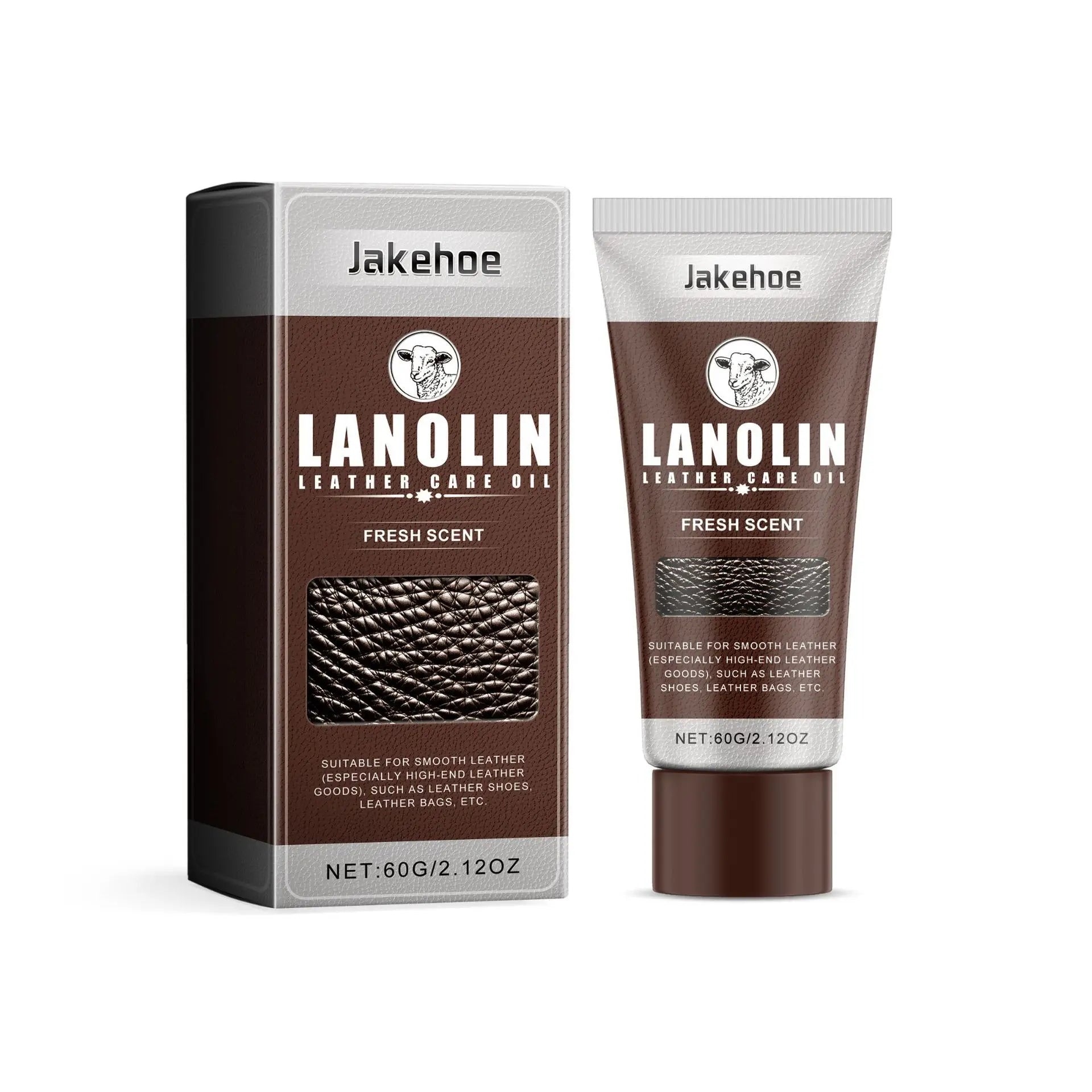 Leather Maintenance Oil Shoes Cloth Sofa Bags Seat Leather Polishing Scratches Dust Removal Anti Cracking Leather Restorer Paste Qme 60g Brown Boxed