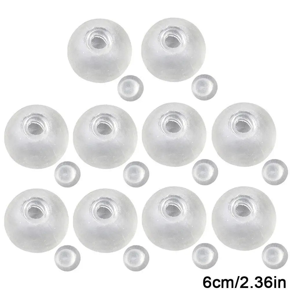 DIY Empty Ball Shell for Handmade Squishy Toy Clear Soft Rubber Skin for Maltose Squeeze Ball Creative Stress Relief Toy Qme 6cm