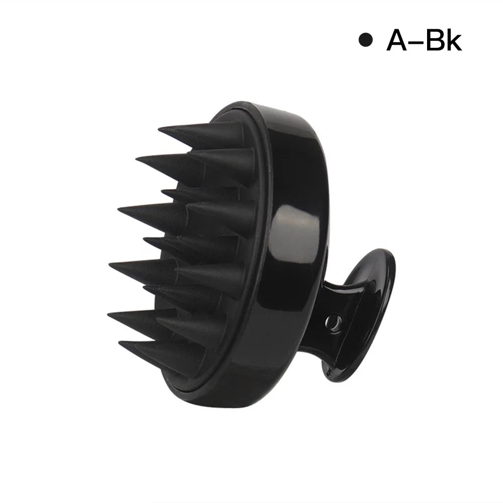 Silicone Head Scalp Massage Comb Hair Washing Brush Soft Massager Qme