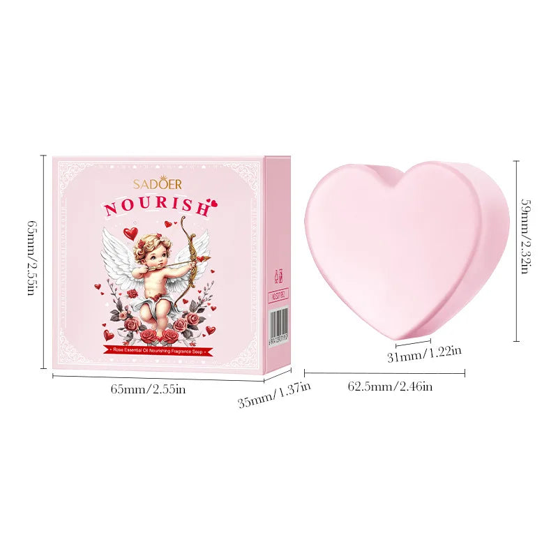 Rose Essential Oil Nourishes Handmade Soap Deeply Cleanses Skin Qme