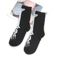 Anime Funny Socks Halloween Women Creative Cosplay Hip Hop Novelty Harajuku Bone Spider Web Male Skateboard Japanese Long Socks Qme A5 One Size