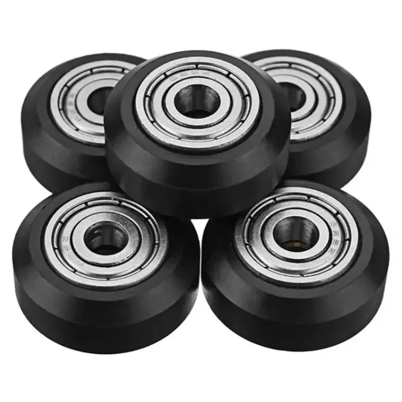 CNC Plastic POM Big Small Wheel Bearing Idler V-slot Aluminum Profile Qme