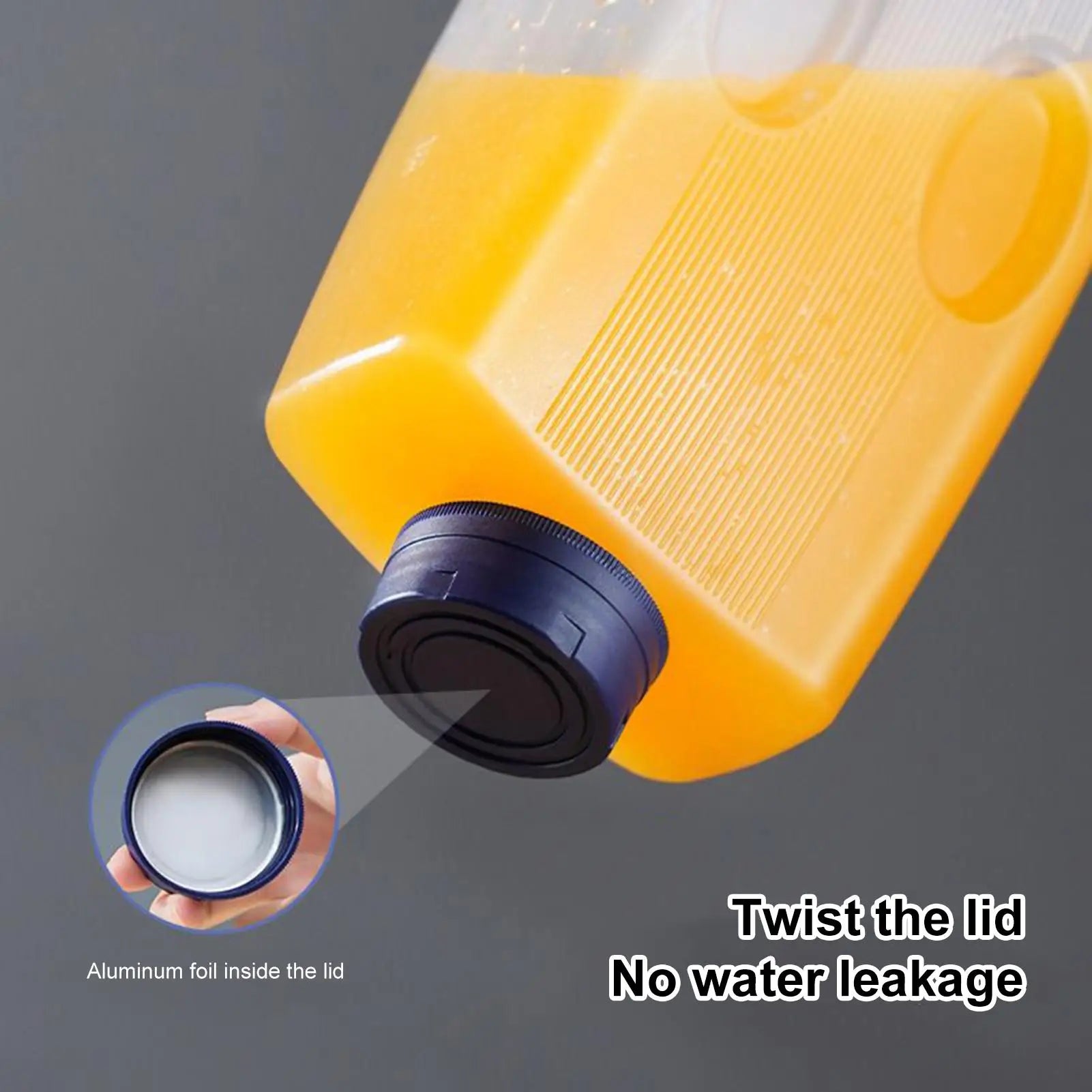 Juice Container Juice Container Cold Drinks Bottle 2L Hot Weather Fridge Beverage Kettle with Scale and Lid for Soda Water Qme