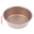 1Pc Carbon Steel Round Cheese Pan Cake Mold Air Fryer Bread Mould Tart Holder Pudding Jelly DIY Bakery Baking Cake Mold Pan. Qme 1pc